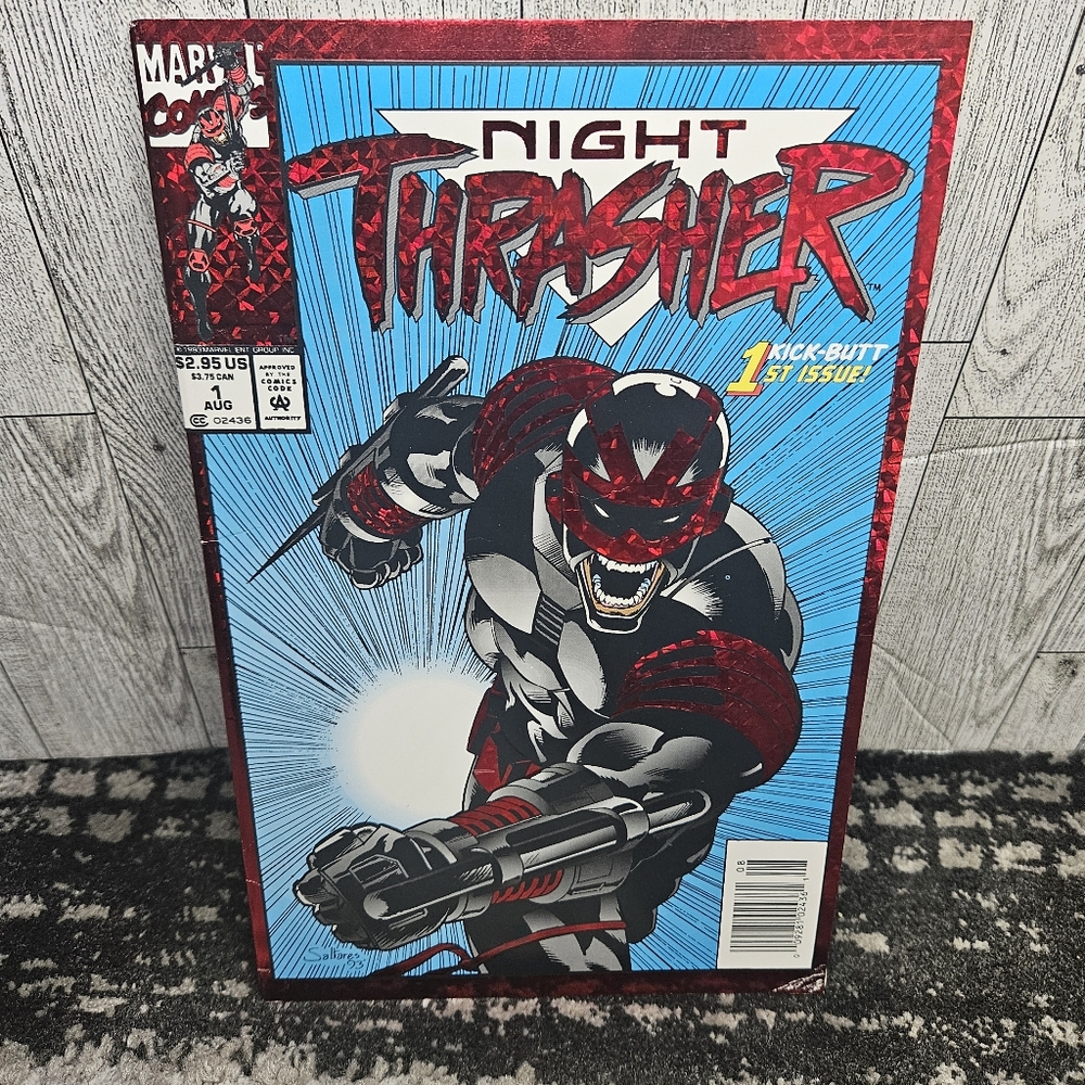 Night Thrasher Marvel Comics Issue #1 Comic Book August 1993 Holographic